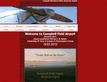 Tablet Screenshot of campbellfieldairport.com